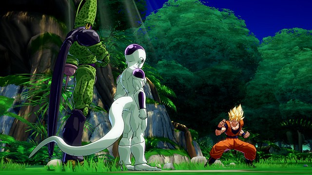 Dragon Ball FighterZ - Goku vs Cell and Frieza