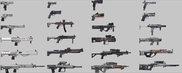 Living Dark - Weapon List