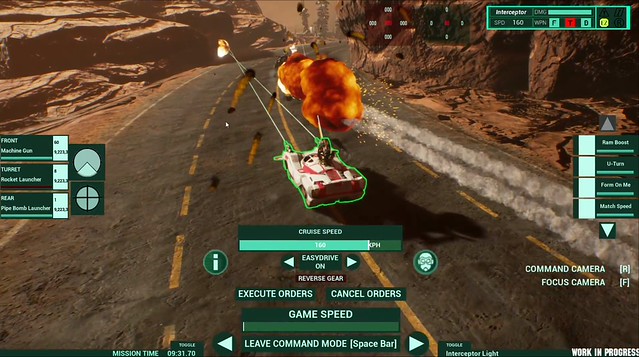 Dark Future Blood Red States - Game Menu