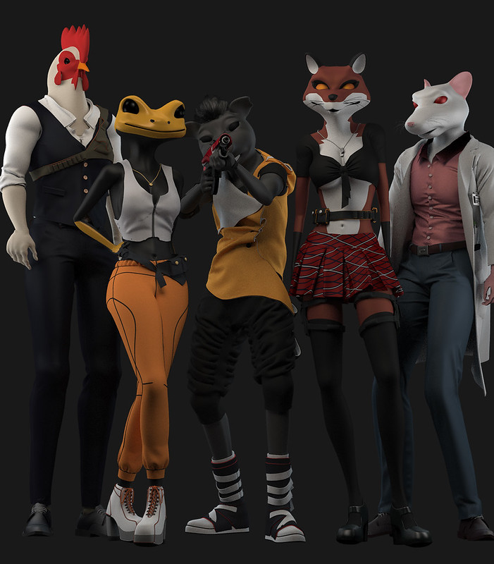 HoverGrease - Sexy Characters