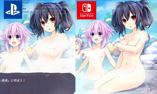 Brave Neptunia - PS4 vs Nintendo Switch