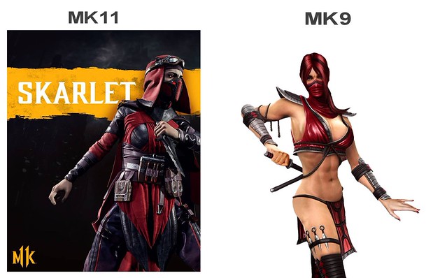 Mortal Kombat 11 - Scarlet vs Scarlet