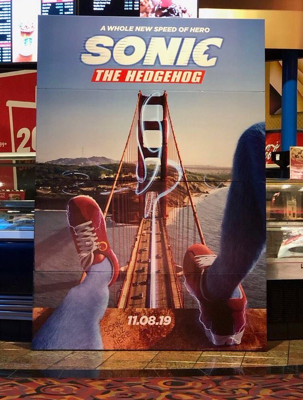 Sonic The Hedgehog Movie Poster