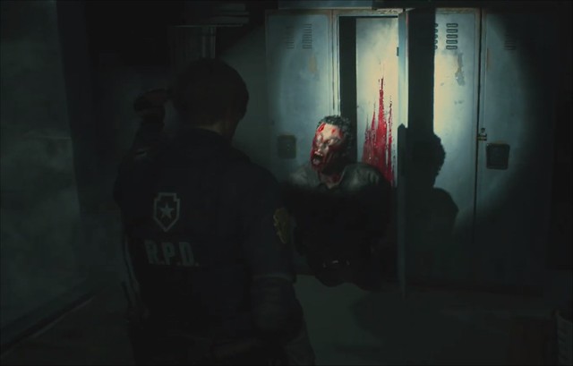 Resident Evil 2 Remake - Zombie in A Locker