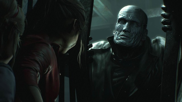 Resident Evil 2 - Mr X Chasing Claire
