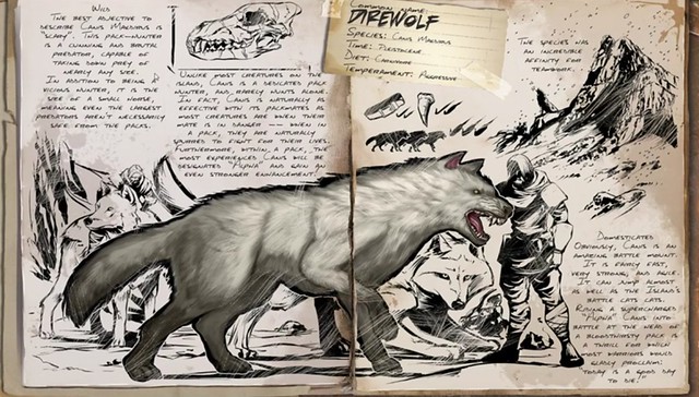 ARK: Survival Evolved Dire Wolf