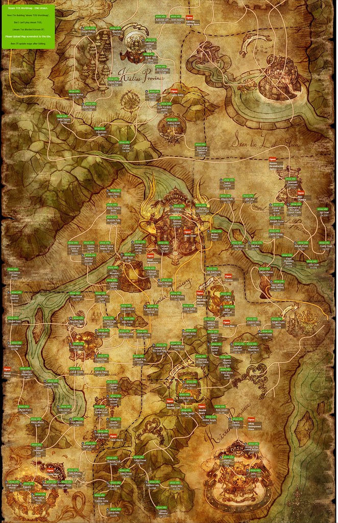 Tree of Savior Map