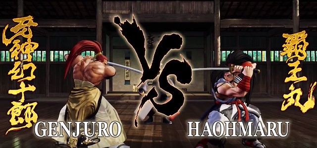 Samurai Shodown - Genjuro vs Haohmaru