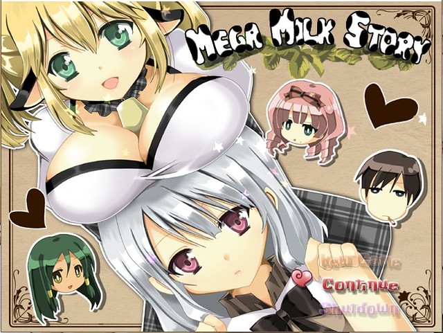 Mega Milk Story Main Menu