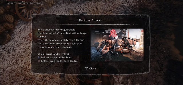 Sekiro Shadows Die Twice - Perilous Attacks