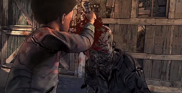 The Walking Dead Final Season - Barn Troubles