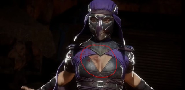 Mortal Kombat 11 - Skarlet Cleavage Highlighted