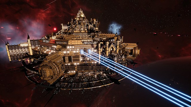 Battlefleet Gothica 2 - Space Cathedral Laser Fire