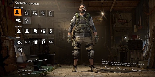 The Division 2 Character Creation