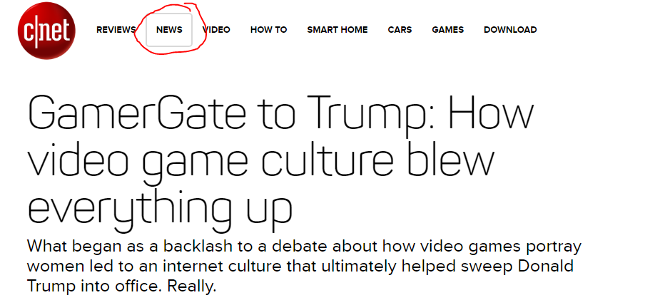 CNET GamerGate News