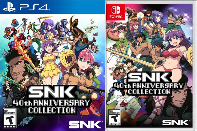 SNK 40th Anniversary Box Art PS4 Censorship