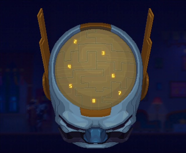 Tales of the Neon Sea - Head Sliding Puzzle