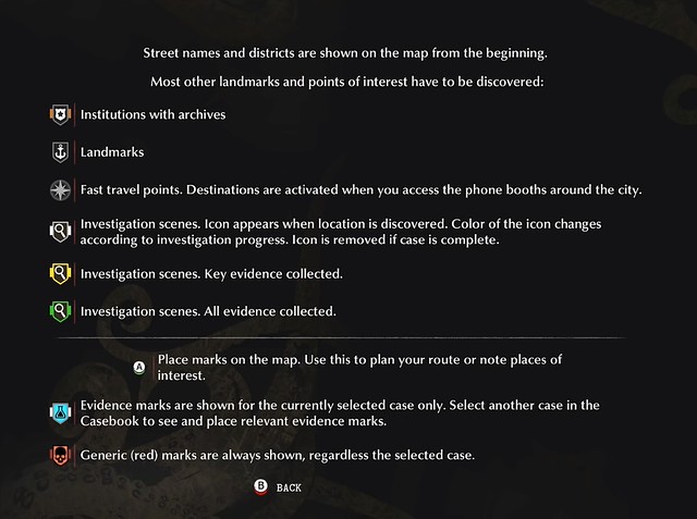 The Sinking City - Map Legends