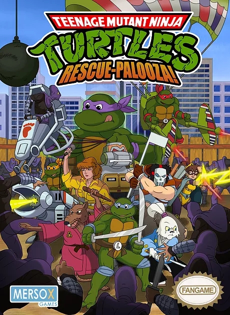 Teenage Mutant Ninja Turtles Rescue Palooza Poster