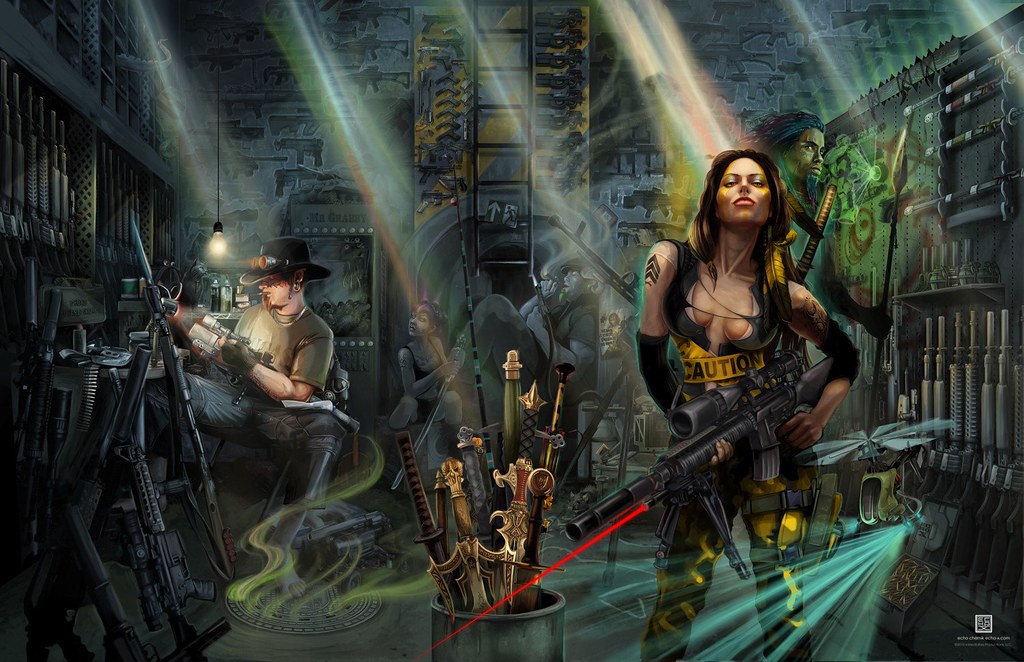 Shadowrun Attidude - Echo Chernik