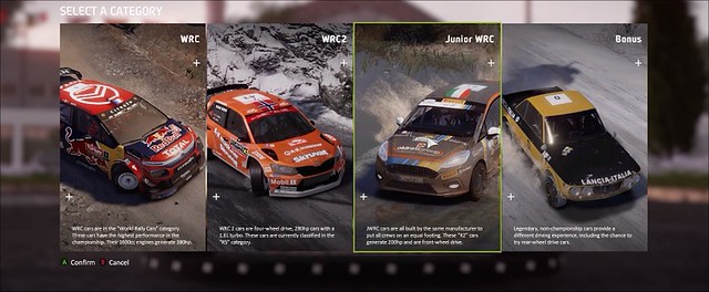 WRC 8 Career Mode Tiers