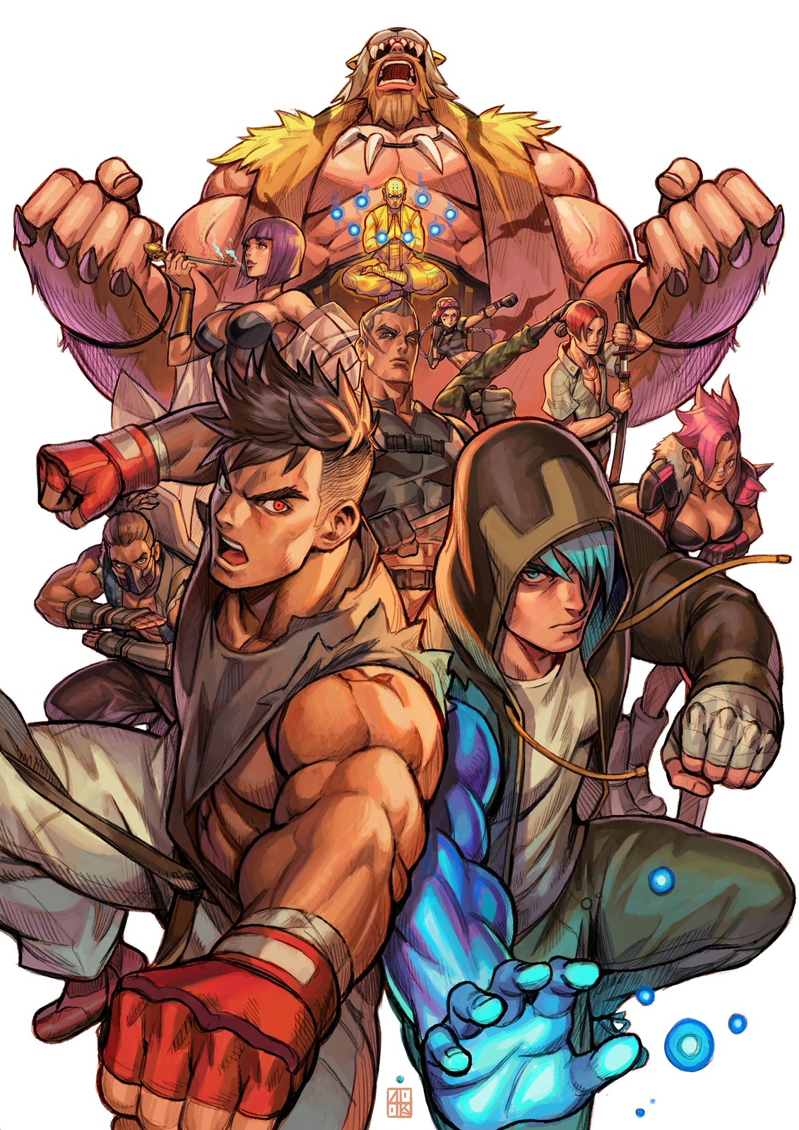 Blazing Strike Artwork - Alejandro Tio