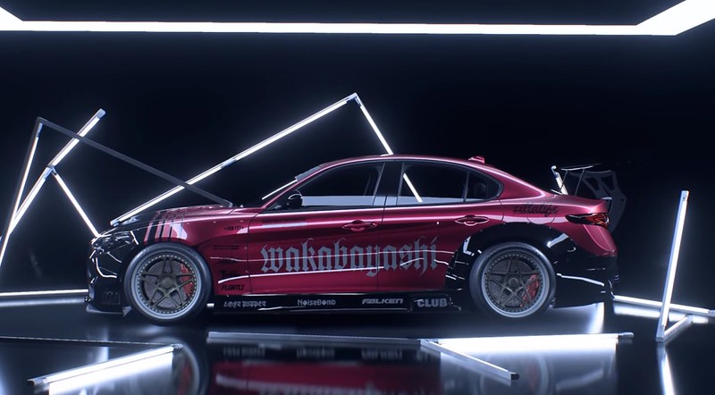 Need For Speed Heat - Alfa Romeo Side Profile