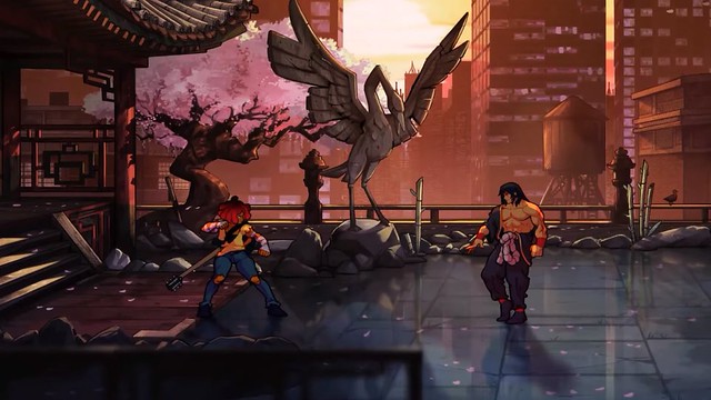 Streets of Rage 4 - Cherry vs Sheeva