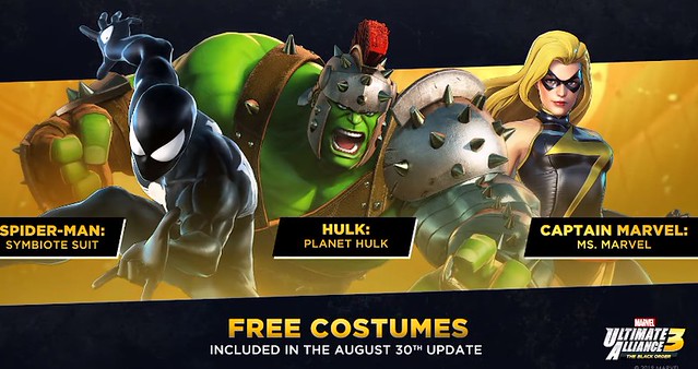 Marvel Ultimate Alliance 3 - Free Costumes