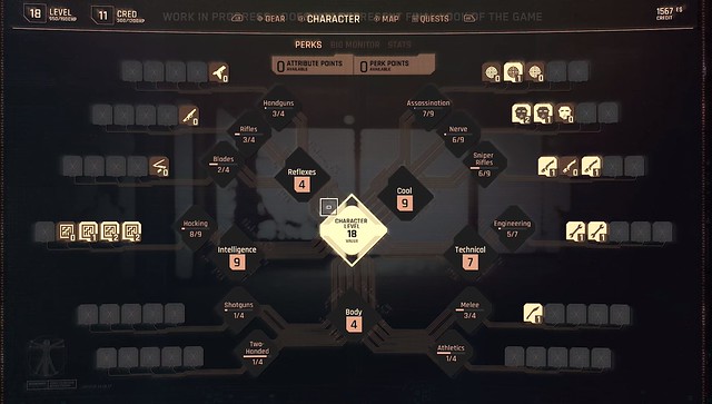 Cyberpunk 2077 - Character Levels