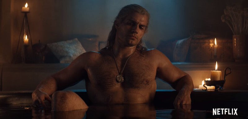 Netflix The Withcer - Geralt in a Tub