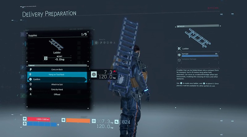Death Stranding - Equipment