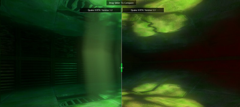 Quake 2 RTX Water Rays