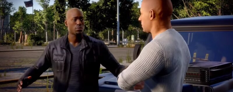 Fast and Furious Crossroads - Roman and Dom