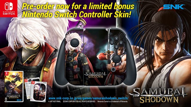 Samurai Shodown Nintendo Switch Controller Skin