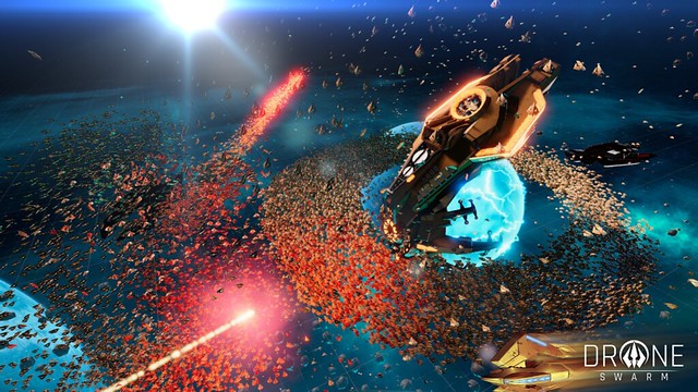 Drone Swarm - Swarmed