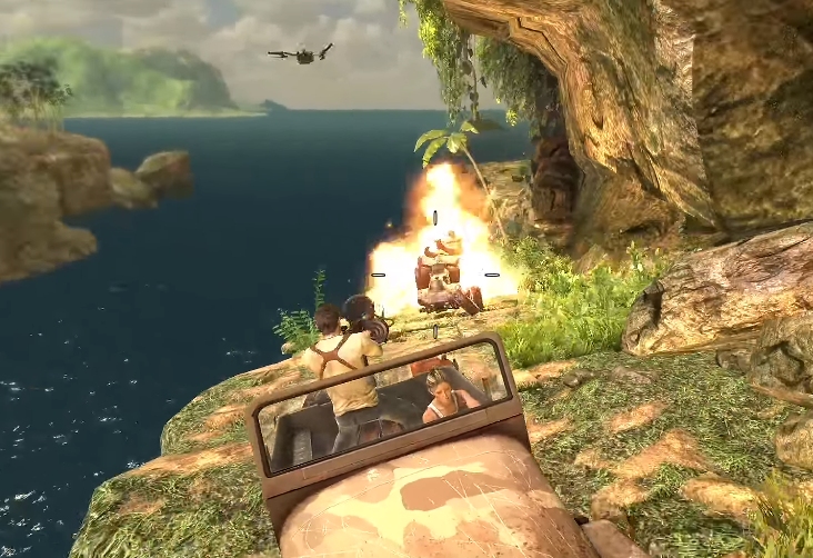Uncharted Drake's Fortune - Jeep Chase