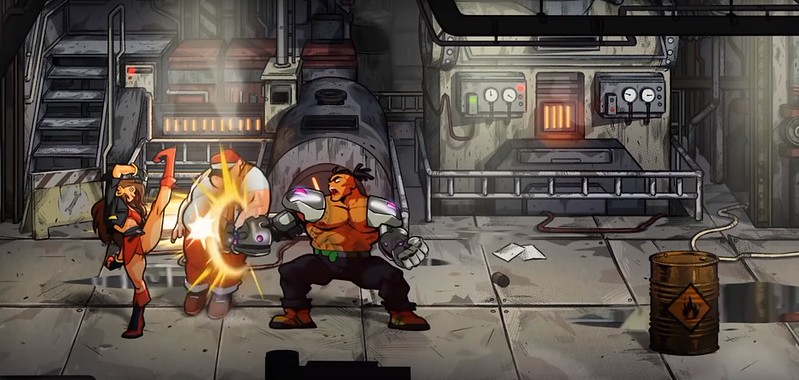 Streets of Rage 4 - Floyd Irai and Blaze Upskirt
