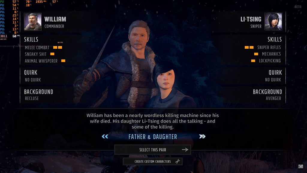 Wasteland 3 - Father and Daughter
