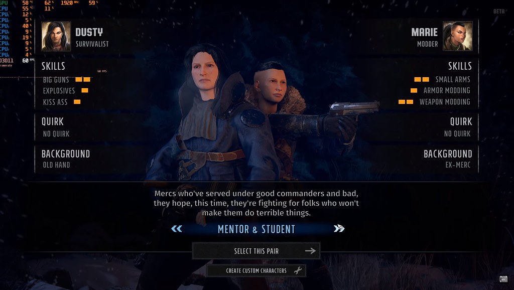 Wasteland 3 - Mentor and Student