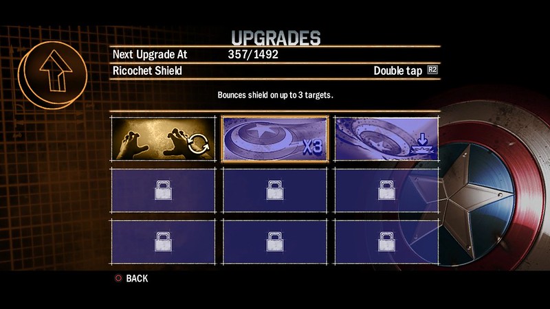 Captain America: Super Soldier - Upgrades