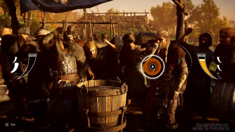 Assassin's Creed Valhalla - Drinking Mini-Game