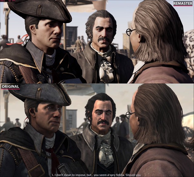 Assassin's Creed 3 Remaster - Character Degradement