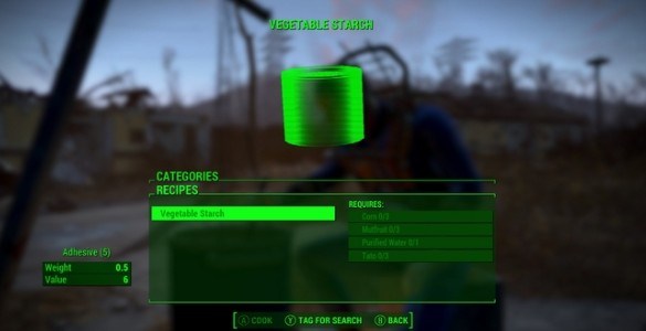 How To Get Adhesive Out Of Vegetable Starch In Fallout 4