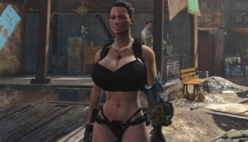 Fallout 4 Skimpy Armor And Beefy Dude Mods Really Spice Up The Game