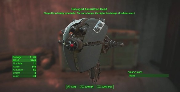 How To Get The Salvaged Assaultron Head And Mr Handy Buzzsaw In Fallout 4
