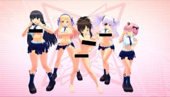 Senran Kagura Burst Re:Newal Nude Mod Adds Shaved Options, Removes Light Bars
