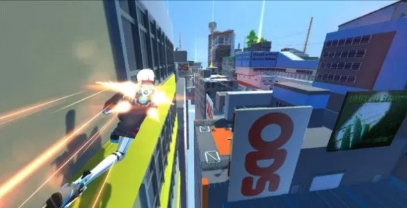 Sky Tracers Combines Multiplayer Parkour Racing With Third-Person Shooting Action
