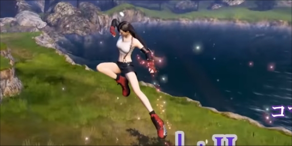 Dissidia Final Fantasy NT's Tifa Has Black Void Under Her Skirt