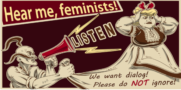 Developer Reaches out to Feminists for Dialog Only to be Stonewalled